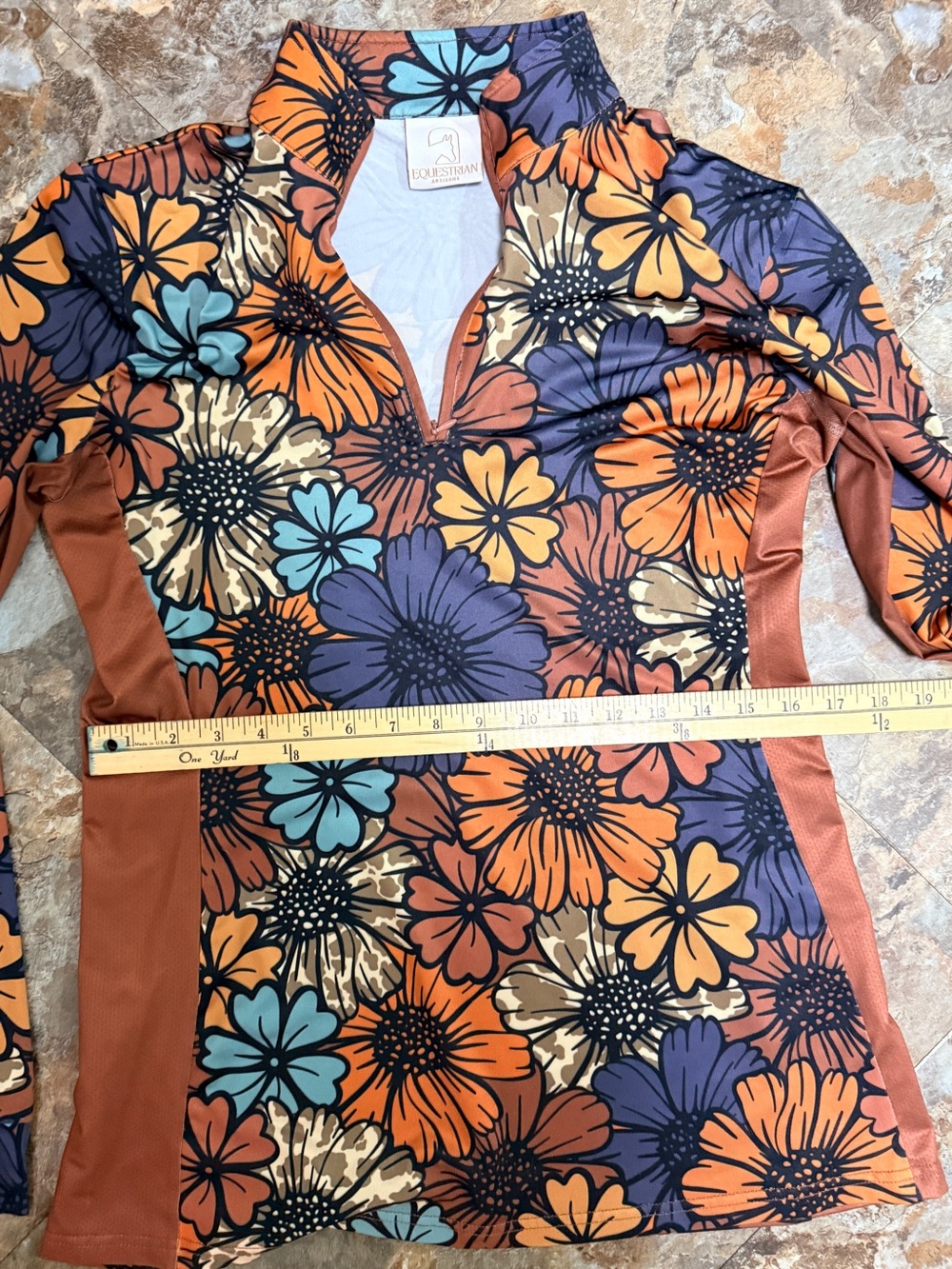 New Equestrian Harvest Bloom sun shirt - Picture 4 of 7